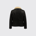 Veste en cuir mi-longue Emma